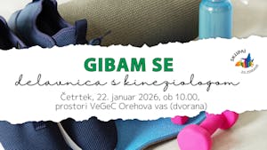 Delavnica Gibam se