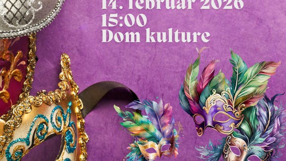 Otroško pustovanje v Domu kulture Pekre