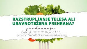 Predavanje: Razstrupljanje telesa ali uravnotežena prehrana