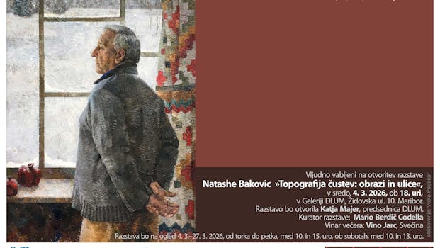 Natasha Bakovic – »Topografija čustev: obrazi in ulice«, samostojna slikarska razstava