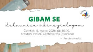 Delavnica Gibam se