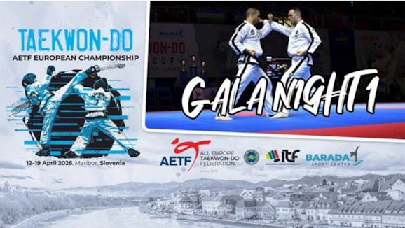 Gala dogodek s finalnimi borbami AETF Evropskega prvenstva v taekwondoju