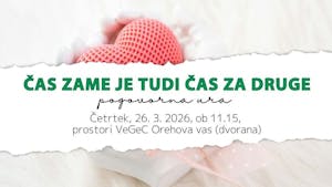 Pogovorna ura Čas zame je tudi čas za druge; skrb za dobro počutje