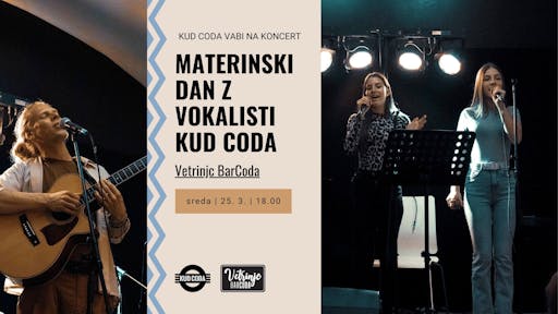 Materinski dan z vokalisti KUD Coda