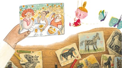 Razstava ilustracij Darke Erdelji, Teje Milavec in Tamare Rimele