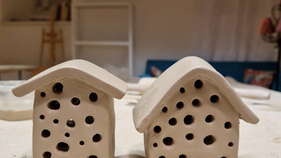 Glinena hiška za žuželke z Anjo Kozel