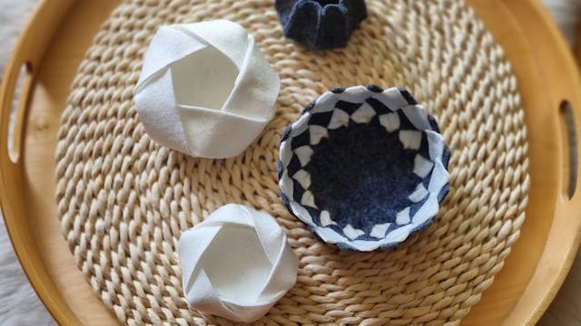 Košarice iz filca s Polono Poklukar