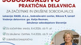 PRAKTIČNA DELAVNICA-SOBODAJALSTVO; sreda, 8.4.2026 in četrtek, 9.4.2026 ob 9. uri; RASG, Nikova 9, Lenart