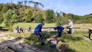 Delovna akcija na Boču