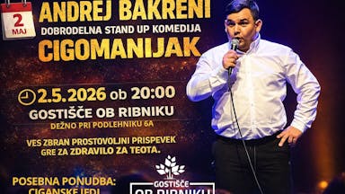 DOBRODELNI STAND UP VEČER – CIGOMANIJAK