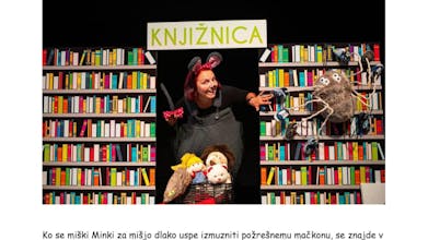 Predstava Pssst! To je knjižnica