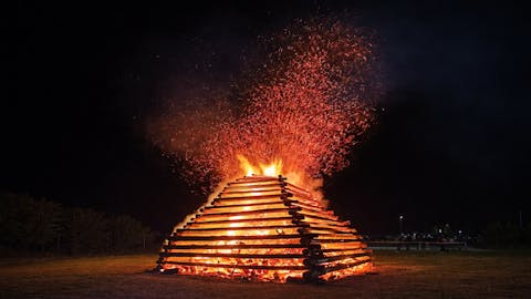 Postavitev majskih dreves in kresovanja na Štajerskem