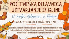 Počitniške delavnice ustvarjanje iz gline