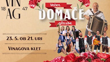 Večer domače glasbe v Vinagovi kleti