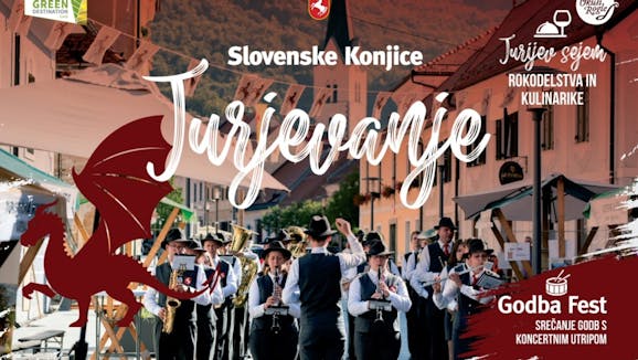 JURJEVANJE – GODBA FEST & 10. JURIJEV SEJEM ROKODELSTVA IN KULINARIKE – SLOVENSKE KONJICE