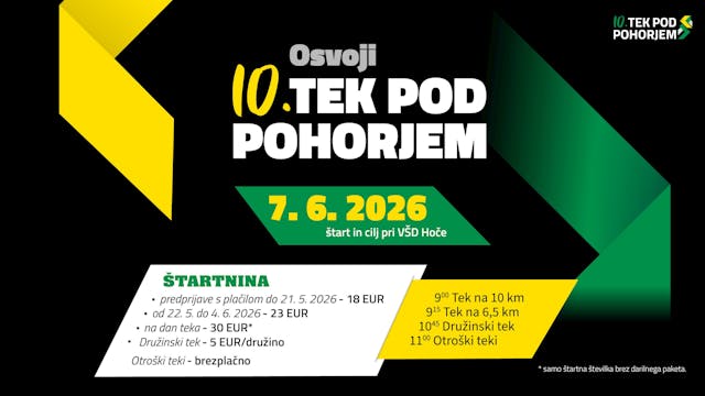 10. Tek pod Pohorjem