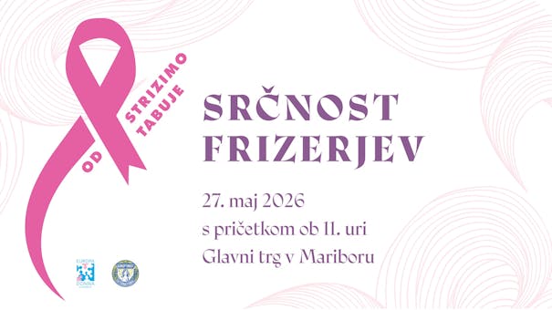 Humanitarni dogodek »Srčnost frizerjev - Odstrizimo tabuje«