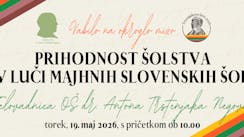 VABILO NA OKROGLO MIZO Z NASLOVOM Prihodnost šolstva v luči majhnih slovenskih šol