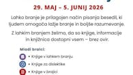 Dnevi lahkega branja v Knjižnici Franca Ksavra Meška Ormož