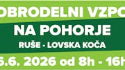 13. Dobrodelni vzpon na Pohorje letos s ciljem pri Lovski koči Ruše