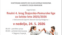 Finalni 4. krog Štajersko-Pomurske karate lige