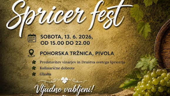 Špricerfest na Pohorski tržnici