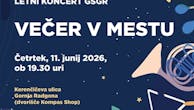 Letni koncert GŠGR: Večer v mestu