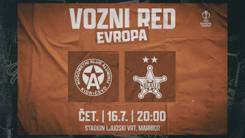 UEFA Evropska liga: NK Aluminij – FC Sheriff Tiraspol
