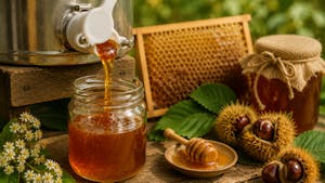 Degustacija in prikaz točenja kostanjevega medu