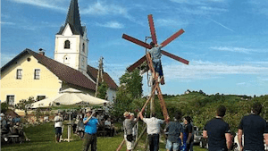 POSTAVITEV KLOPOTCA - sv. Ana Veliki Vrh