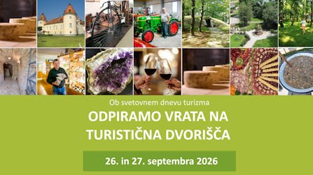 Odpiramo vrata na turistična dvorišča 2026