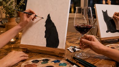 Art & Wine: Odtis hišnih ljubljenčkov l mömax Maribor