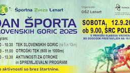 DAN ŠPORTA SLOVENSKIH GORIC
