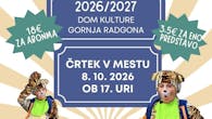 Predstava za otroke: Črtek v mestu
