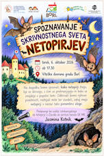 SPOZNAVANJE SKRIVNOSTNEGA SVETA NETOPIRJEV