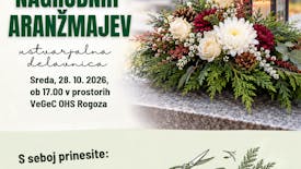 Ustvarjalna delavnica: Izdelava nagrobnih aranžmajev
