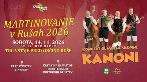 Martinovanje v Rušah 2026