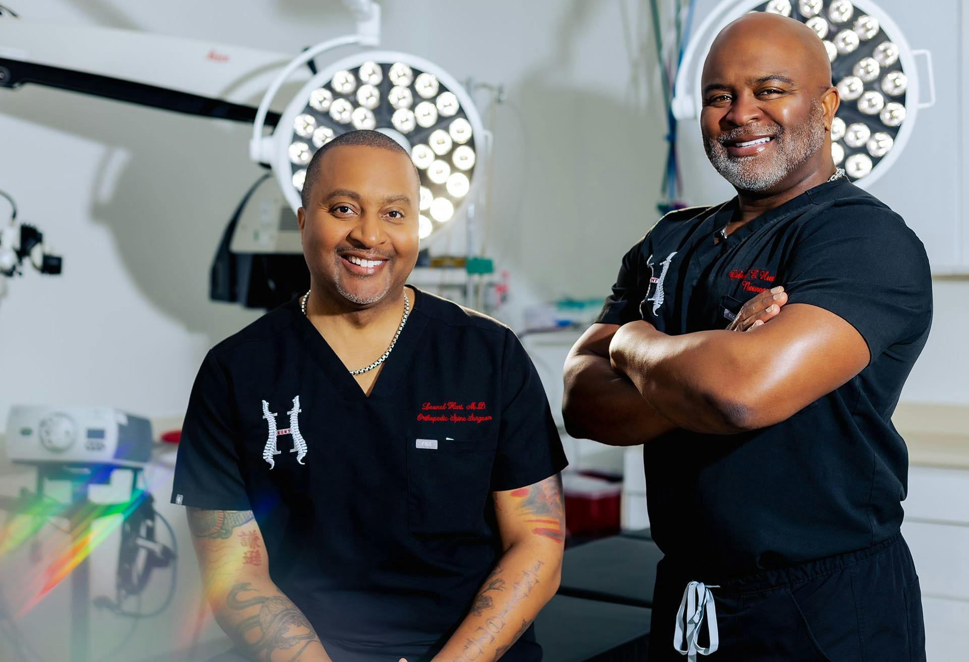 Hunt brothers in their operating room