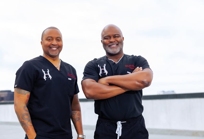 Dr. Gabriel and Leonel Hunt