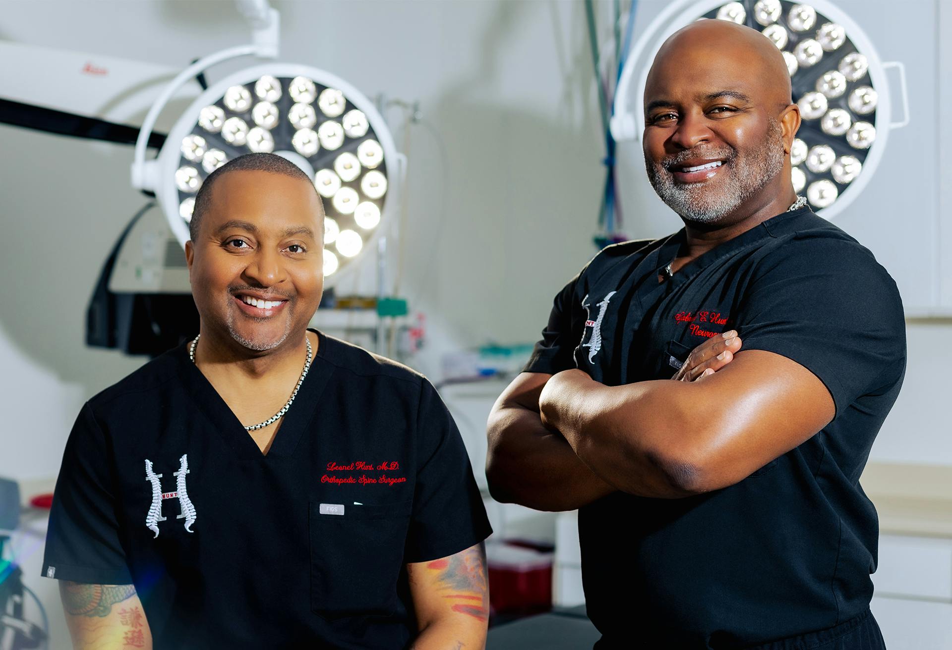 Hunt brothers in their operating room