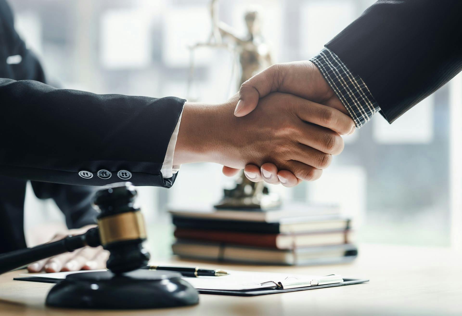 Men shaking hands