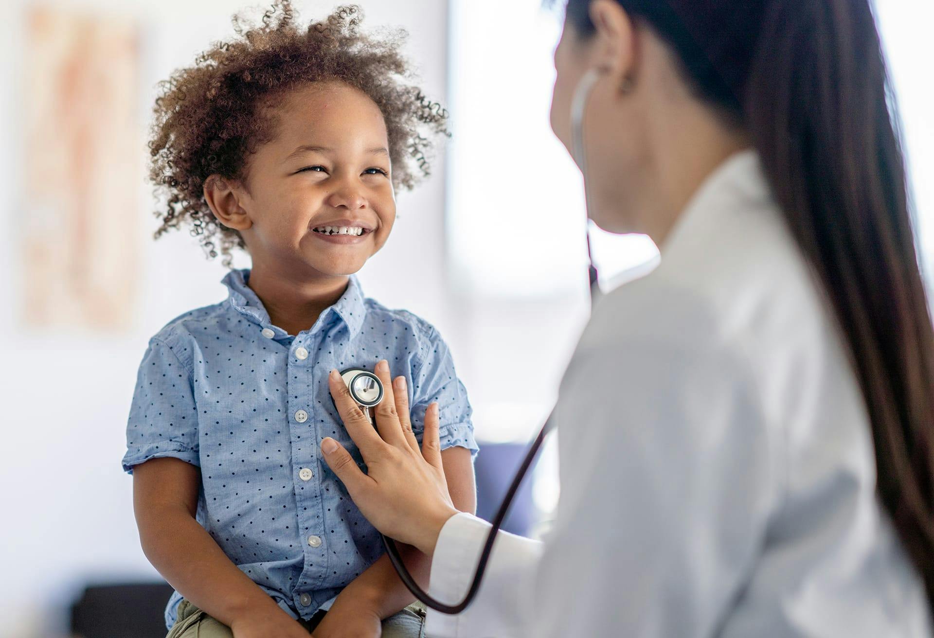 Child with doctor