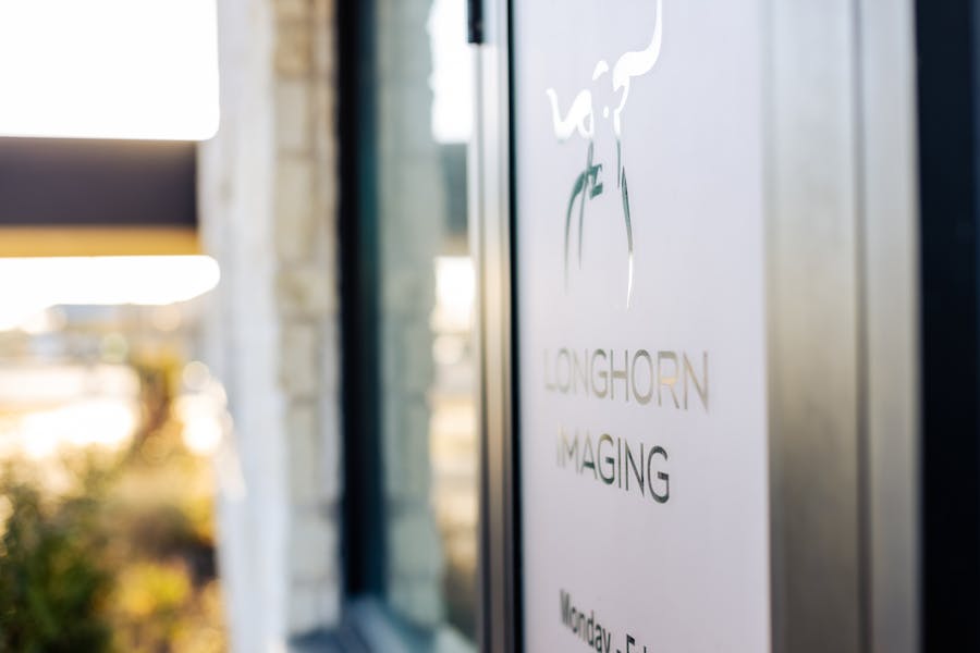 Longhorn Imaging - Onion Creek office - front door