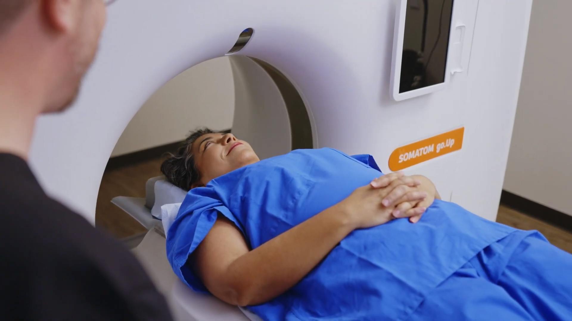 Longhorn Imaging patient receiving TBI screening