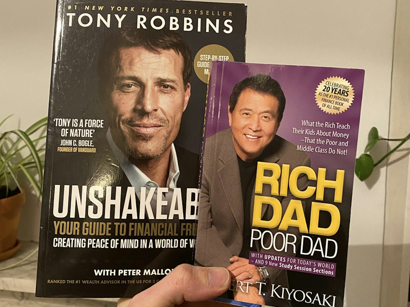Cover Image for Double Review: Unbreakable & Rich Dad Poor Dad 