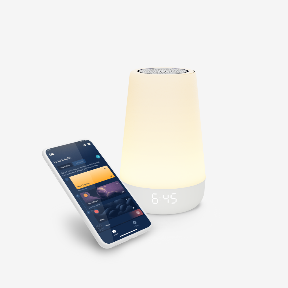 Hatch Rest second-generation sound machine and night light with the Hatch app