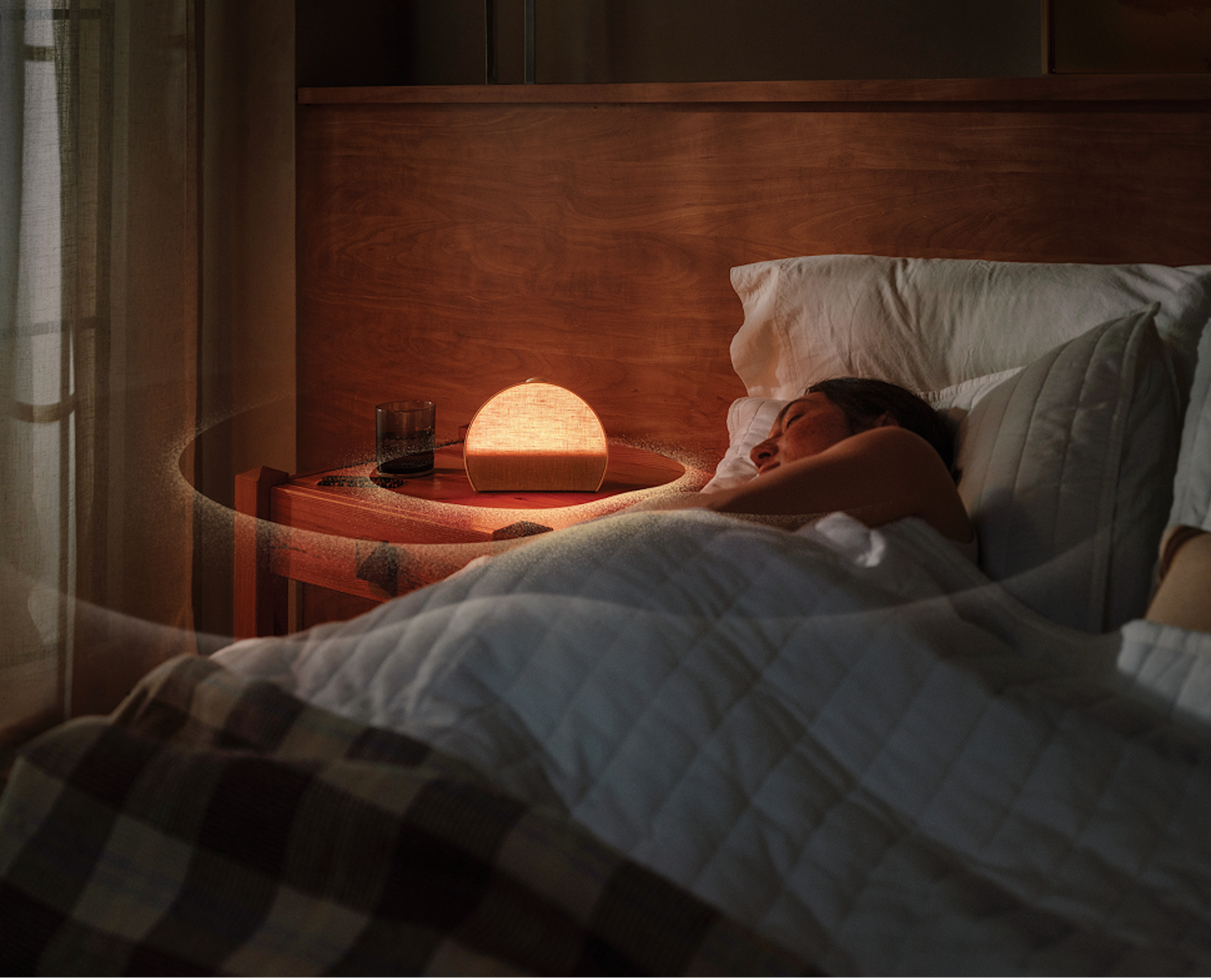 Close-up of the Hatch Sleep Clock sensor