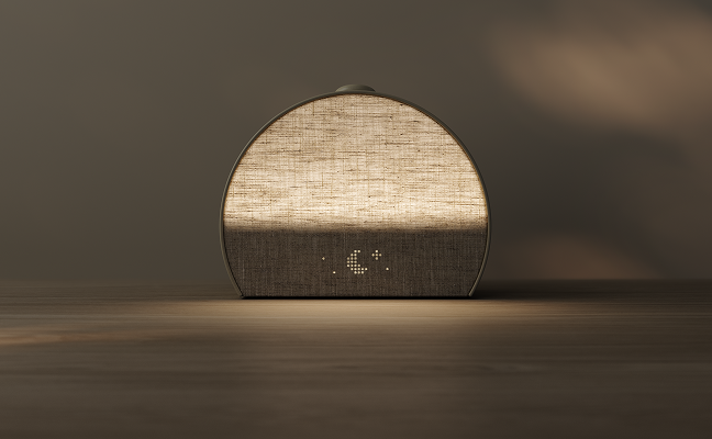 Restore 3 smart sleep clock on a nightstand