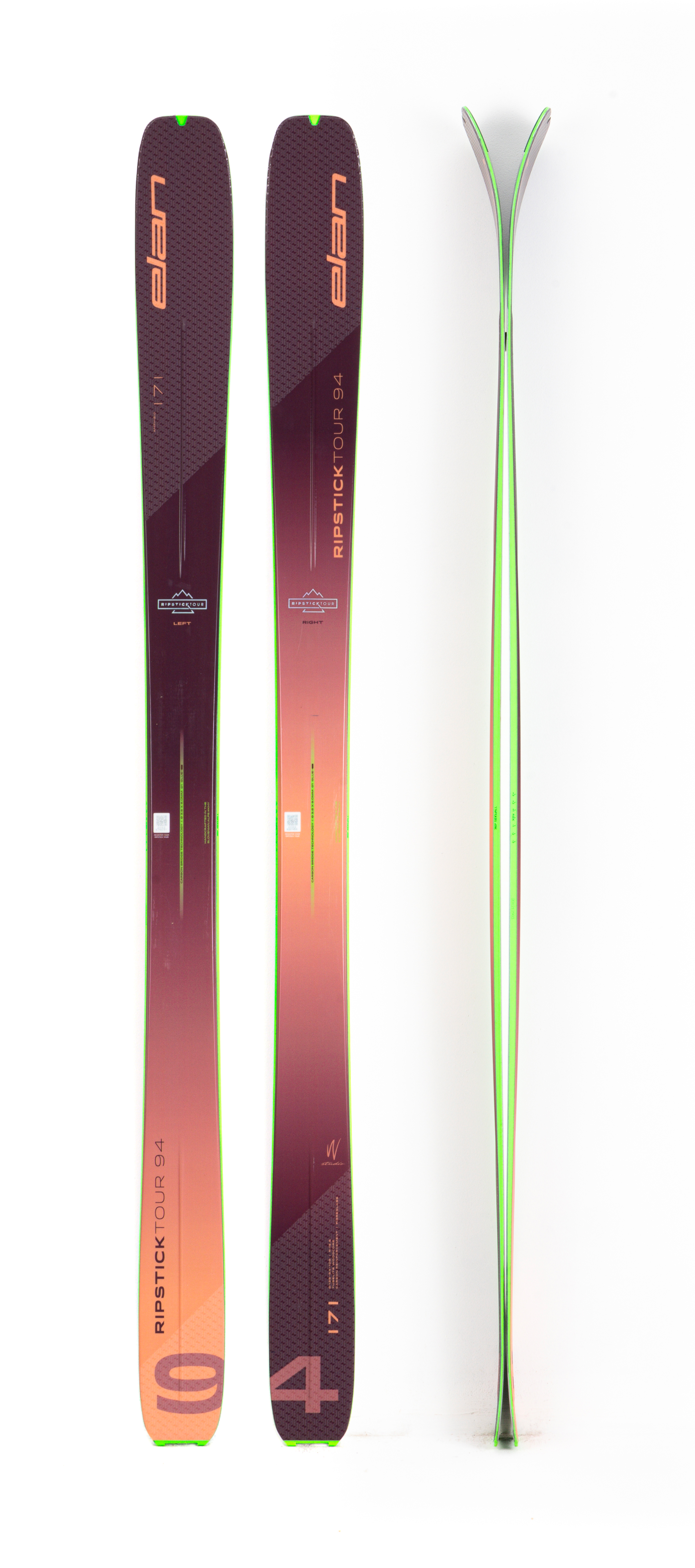 ELAN RIPSTICK TOUR 94 スキー板 164cm TOURF10 Elan Ripstick Tour 94 Ski - Women