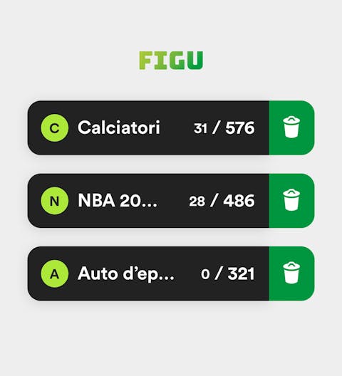 Lista album di Figu Lista degli album salvati su Figu